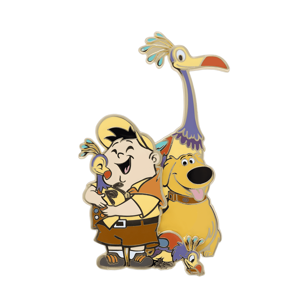 Russell, Dug, Kevin, Babies - UP Disney pin