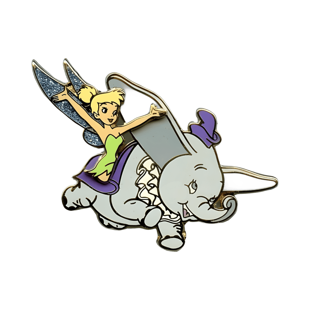 Tinker Bell on Dumbo Disney pin