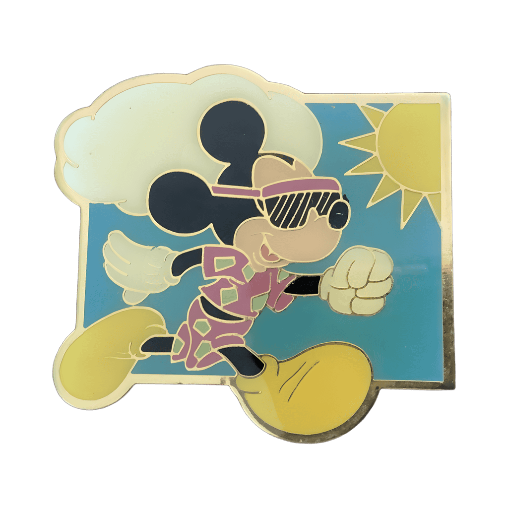 Mickey Mouse in Sunglasses Brooch /Clasp Style (AAI) Disney pin