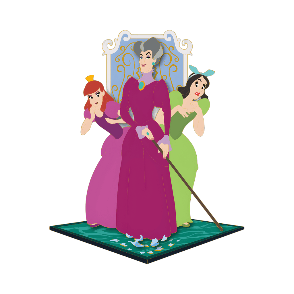 Lady Tremaine, Anastasia & Drizella Disney pin