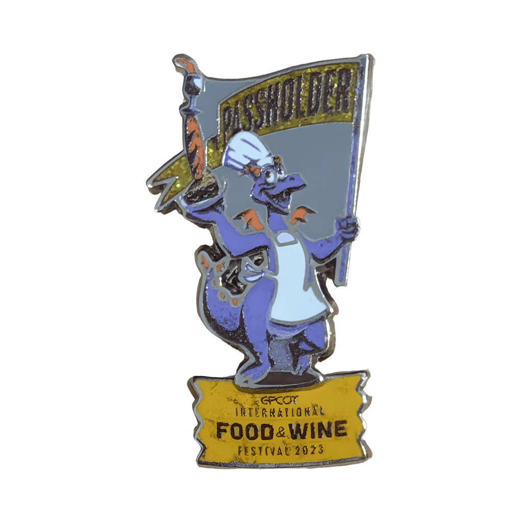 Epcot International Food & Wine Festival 2023 Figment Passholder Exclusive Disney pin