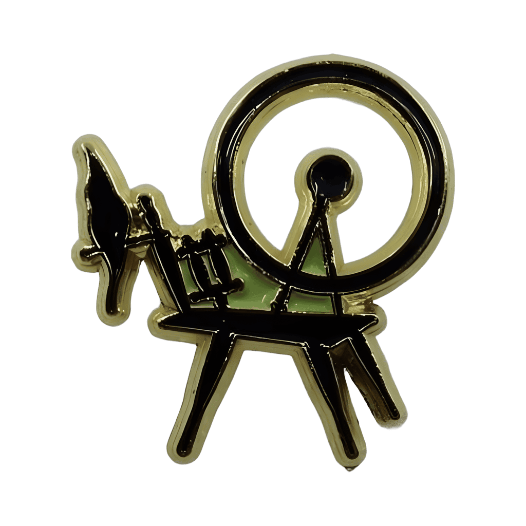 Maleficent’s Spinning Wheel Disney pin