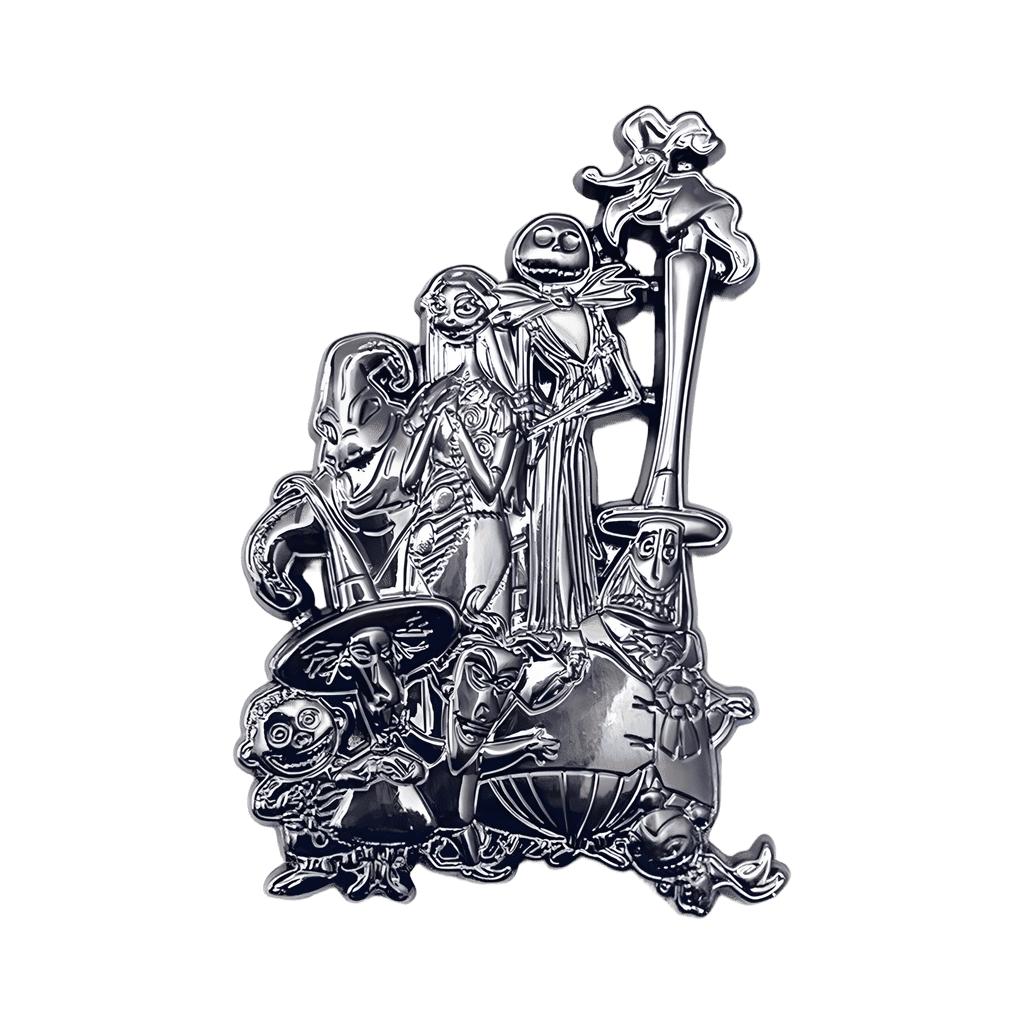 Sculpted Cast - Jack, Sally, Zero, Oogie, Lock, Shock, Barrel and the Mayor Disney pin