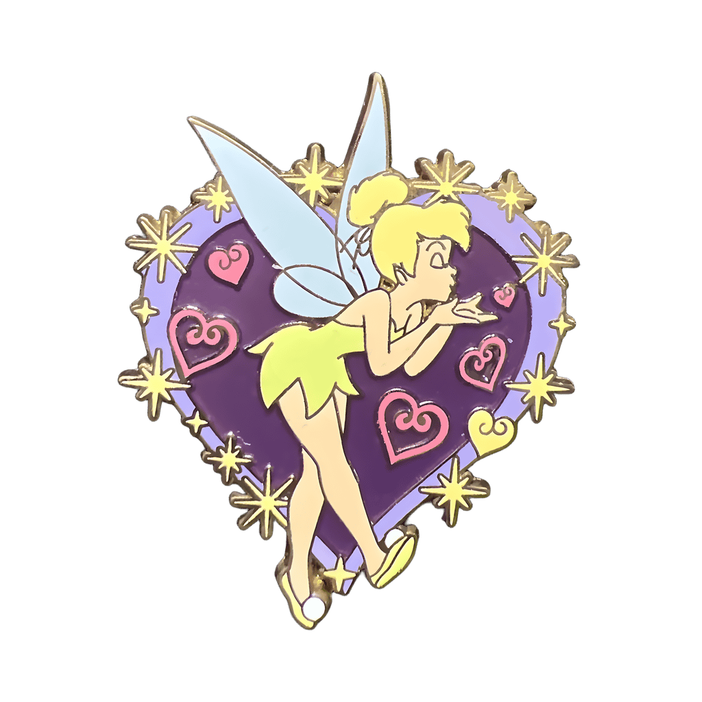 Tinker Bell Kisses Hearts Disney pin