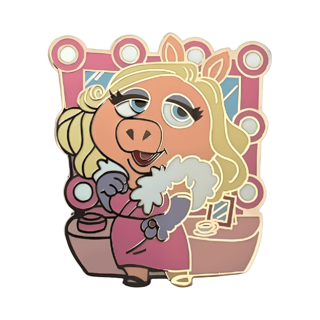 Miss Piggy Dressing Room Disney pin