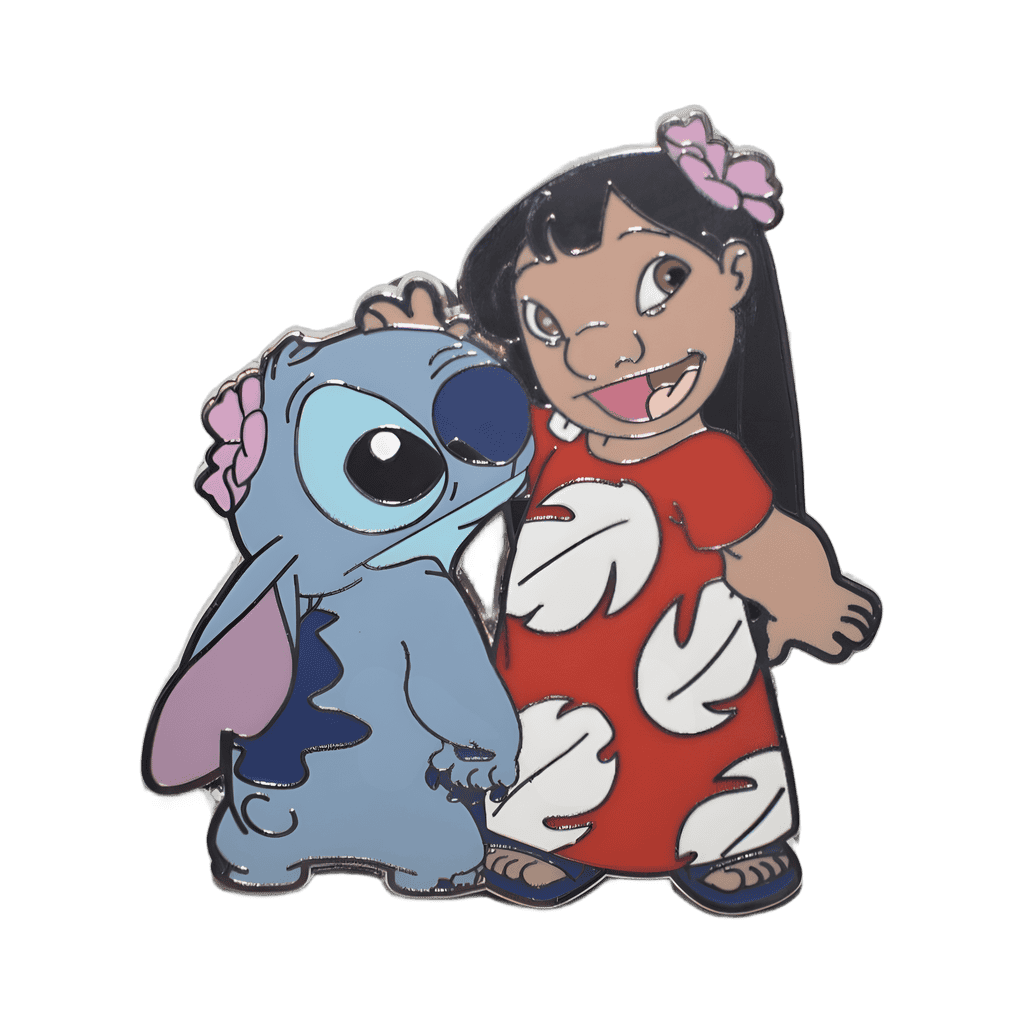 Lilo and Stitch with Flowers in hair Disney pin