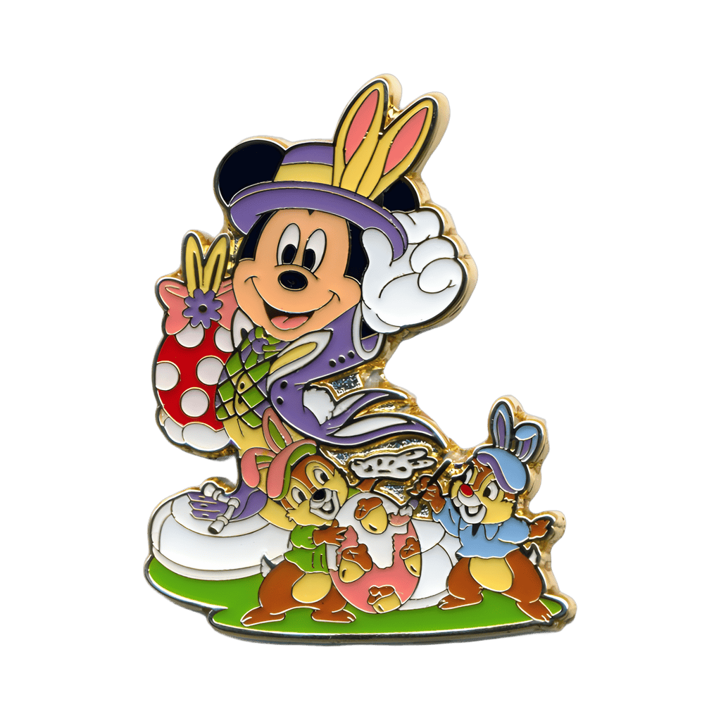 Mickey with Chip & Dale Disney pin