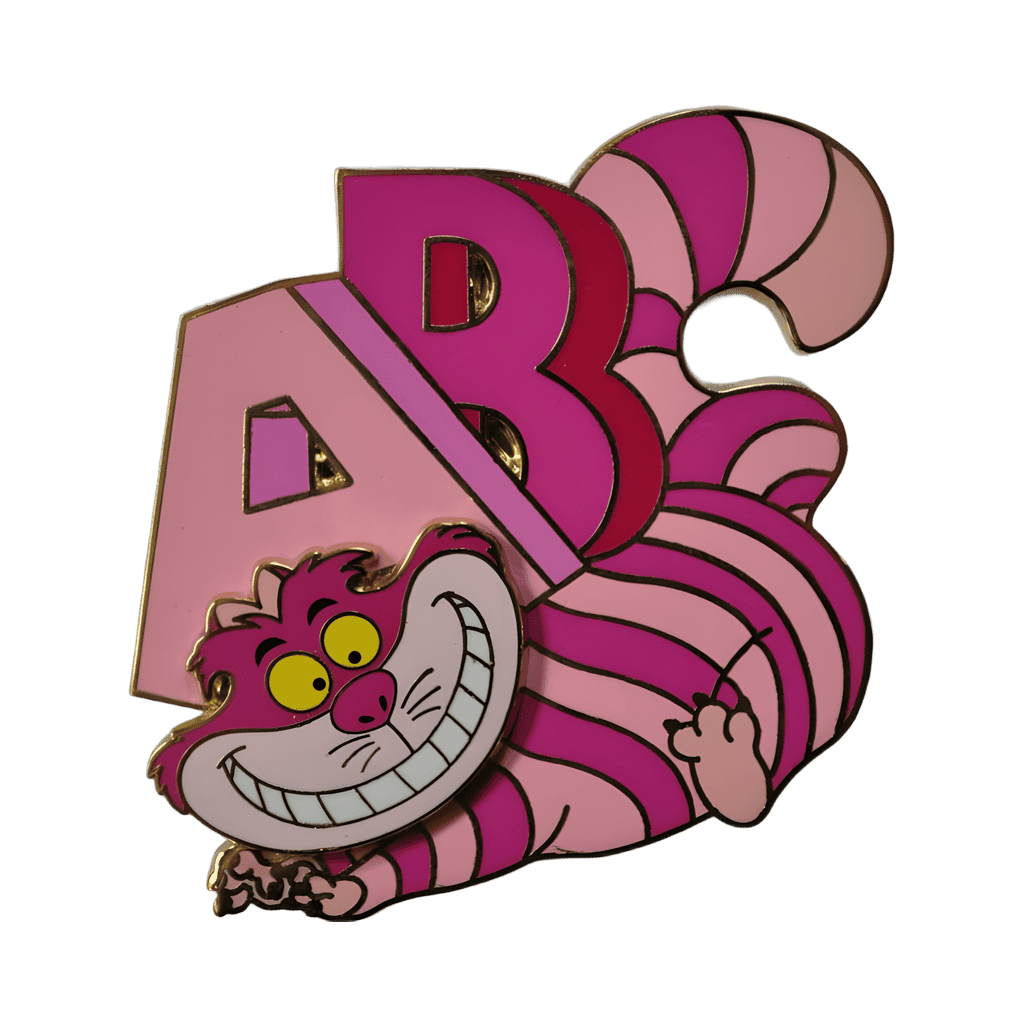 Cheshire Cat ABC Disney pin