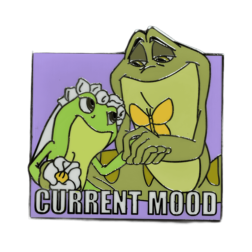 Tiana and Naveen as frogs Disney pin