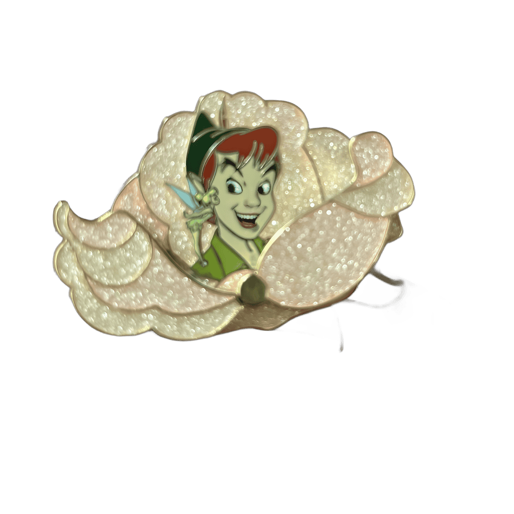 Peter Pan & Tinkerbell Rose Disney pin