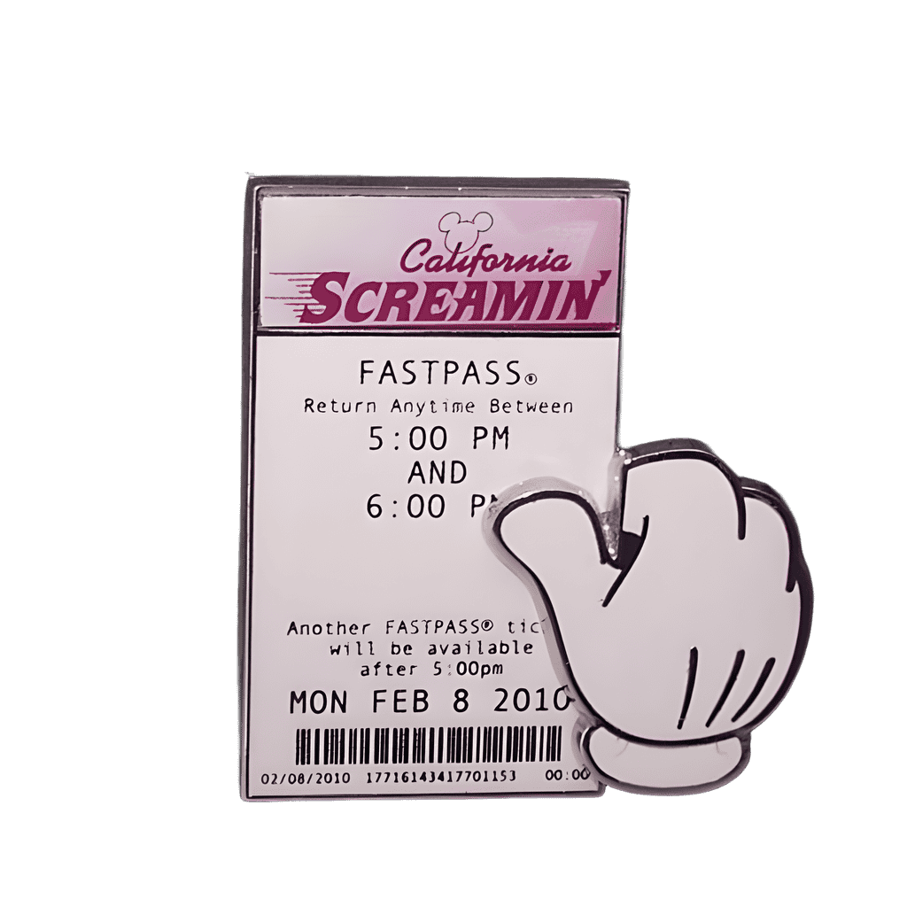 California Screamin Disney pin
