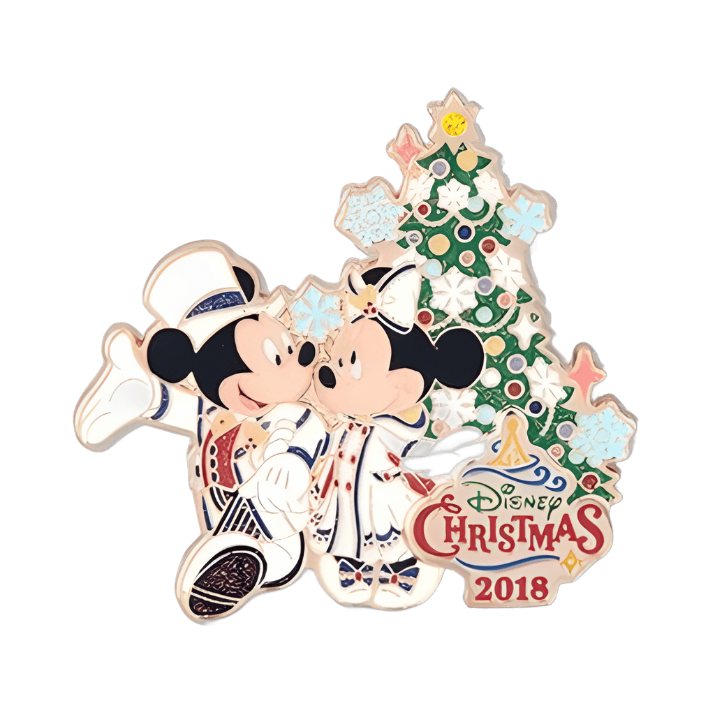 Mickey and Minnie Mouse with Tree Disney pin
