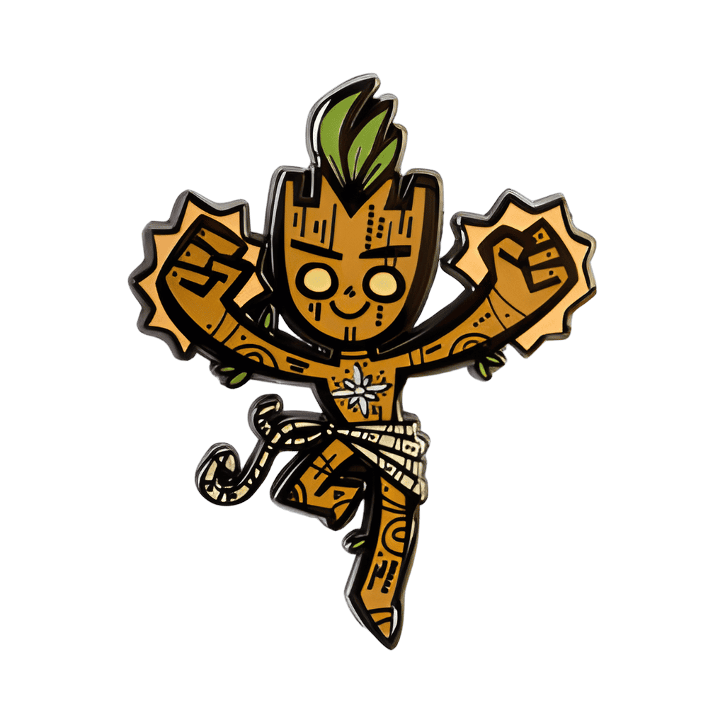 Groot as Captain Marvel Disney pin