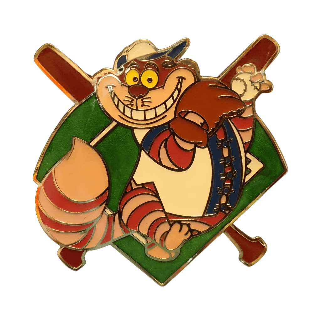 Cheshire Cat Baseball Disney pin