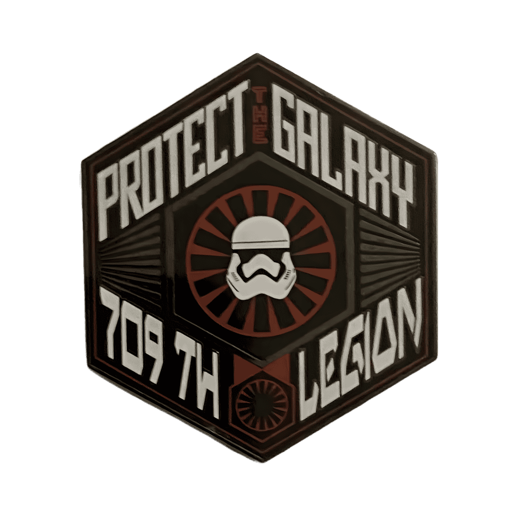 Stormtrooper Protect Galaxy 709th Legion Disney pin