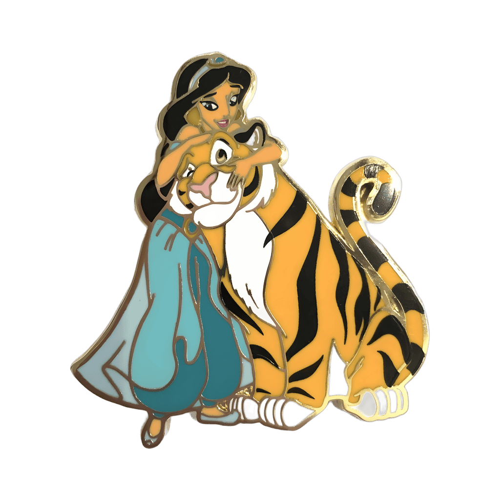Jasmine and Rajah Disney pin