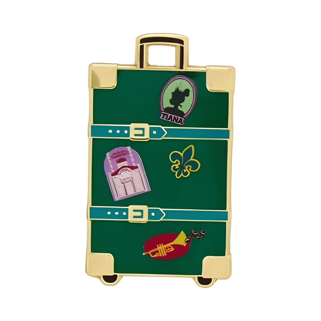 Tiana Luggage Suitcase Disney pin