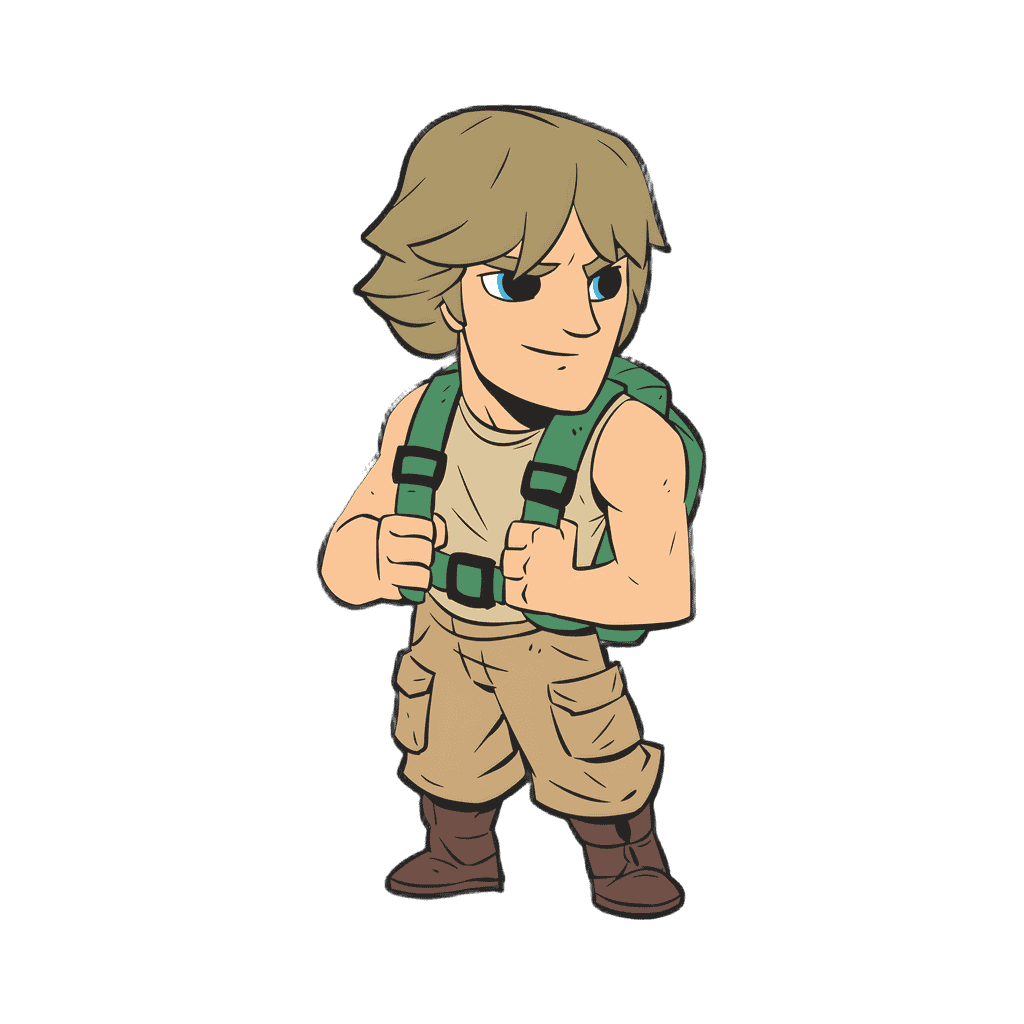 Luke Skywalker Disney pin