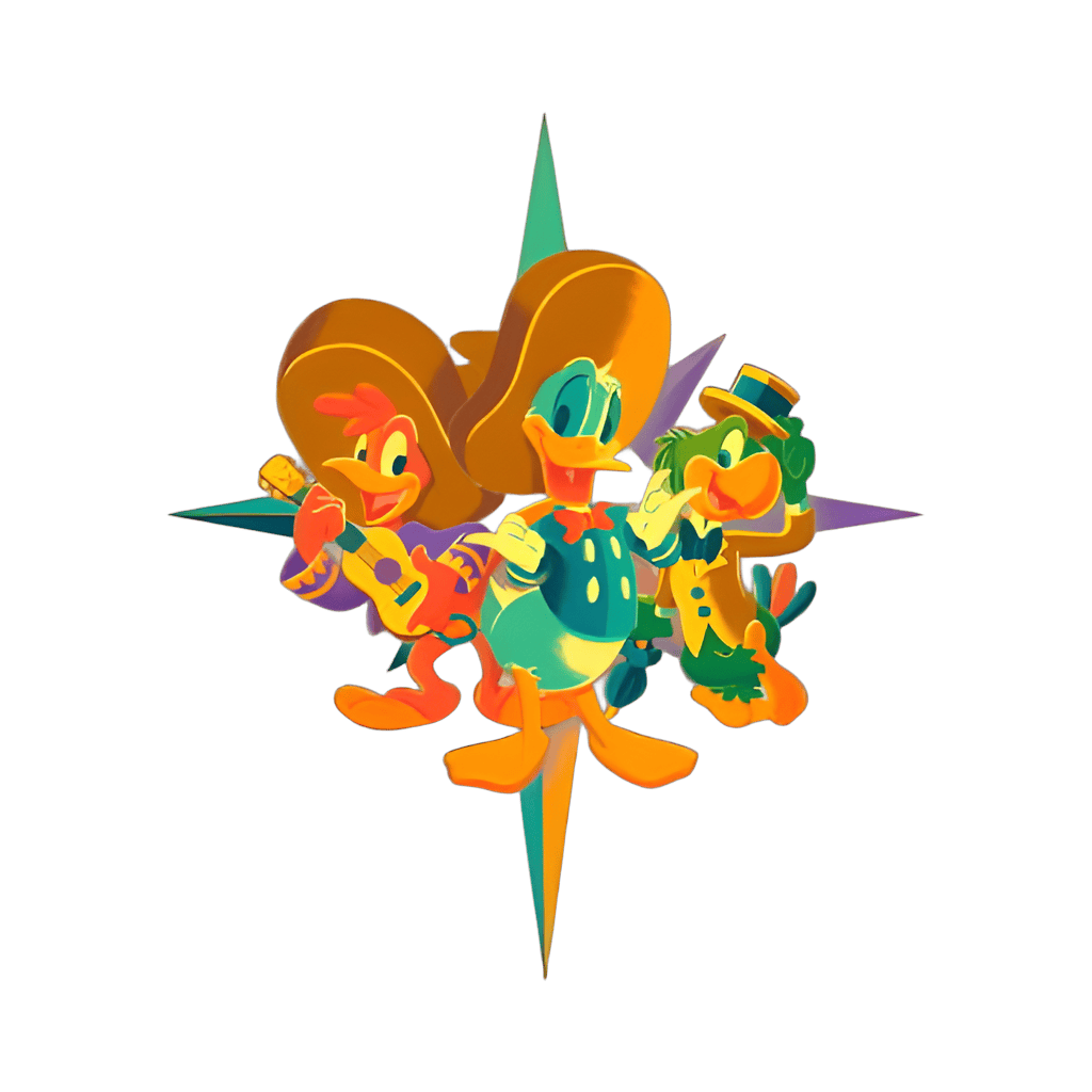 Three Caballeros Disney pin