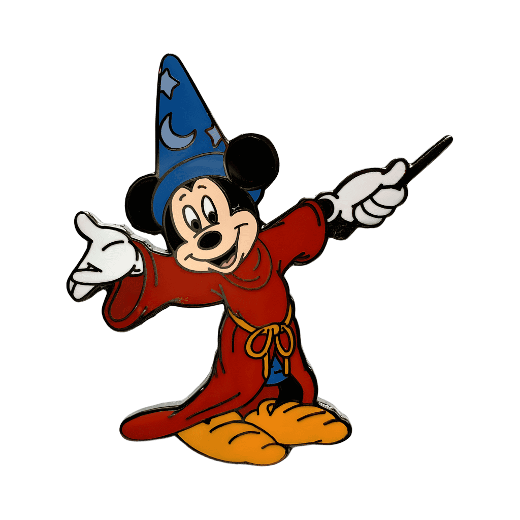 Sorcerer Mickey on Greeting Card Disney pin