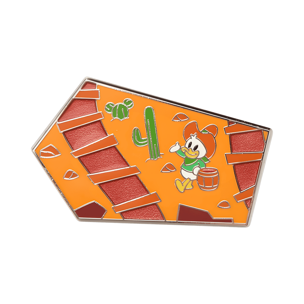 Louie Leaning on Barrel Disney pin