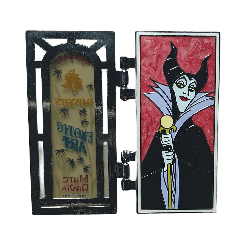 Far East Imports Exotic Art Marc Davis - Maleficent Disney pin