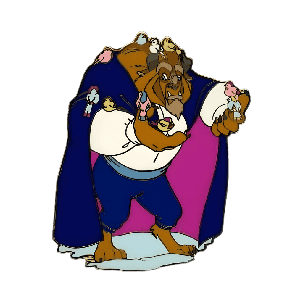 Beast with Birds DLP Disney pin