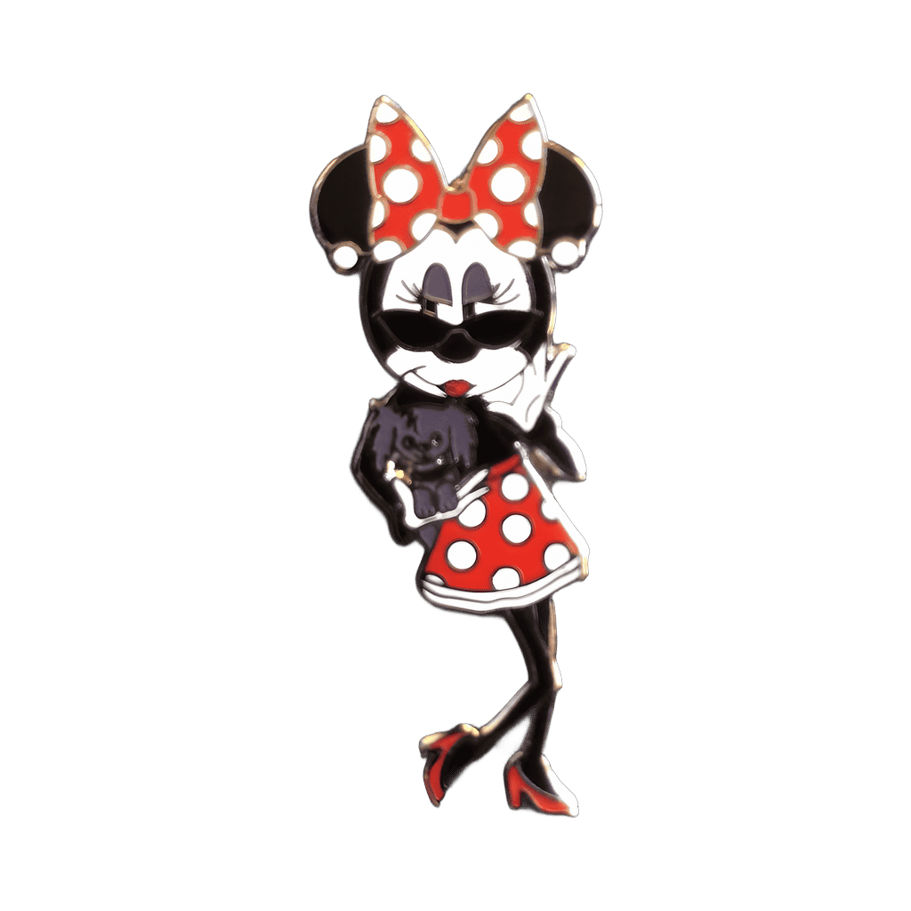 Minnie Holding a Dog Disney pin