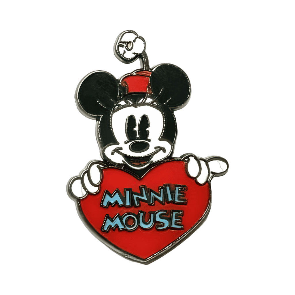 named heart Minnie Disney pin