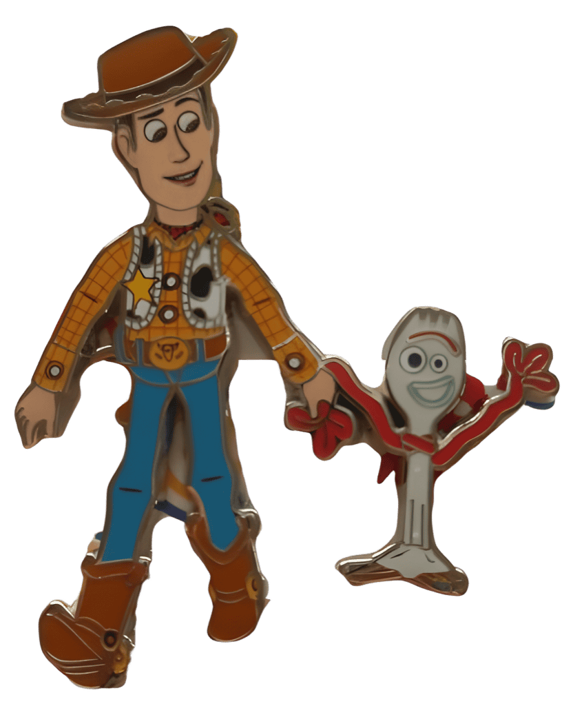 Woody and Forky Disney pin