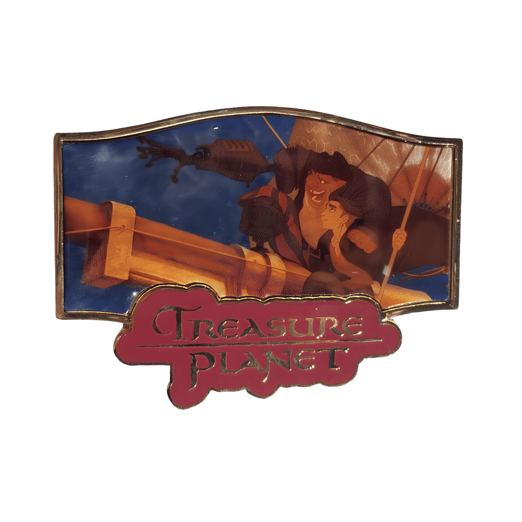 Jim Hawkins and John Silver Disney pin