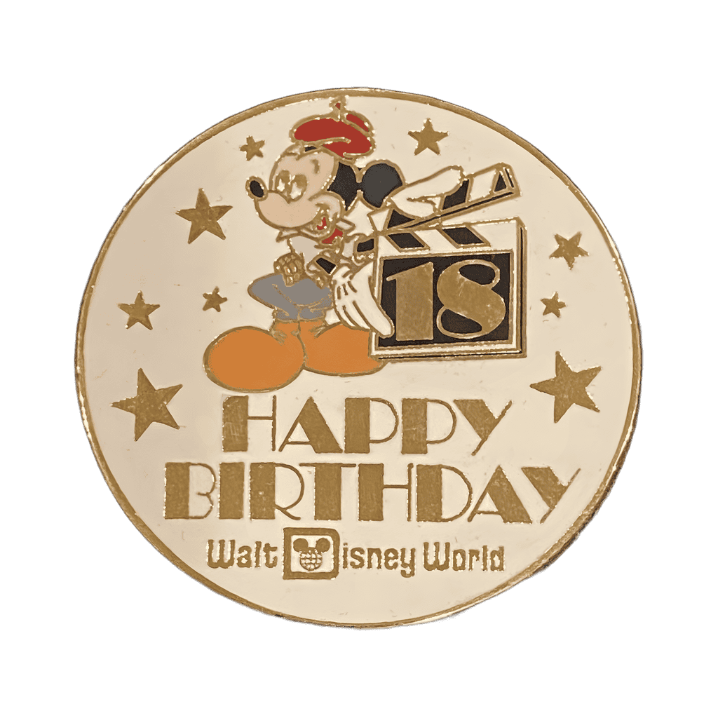Director Mickey (Happy 18th Birthday) Disney pin