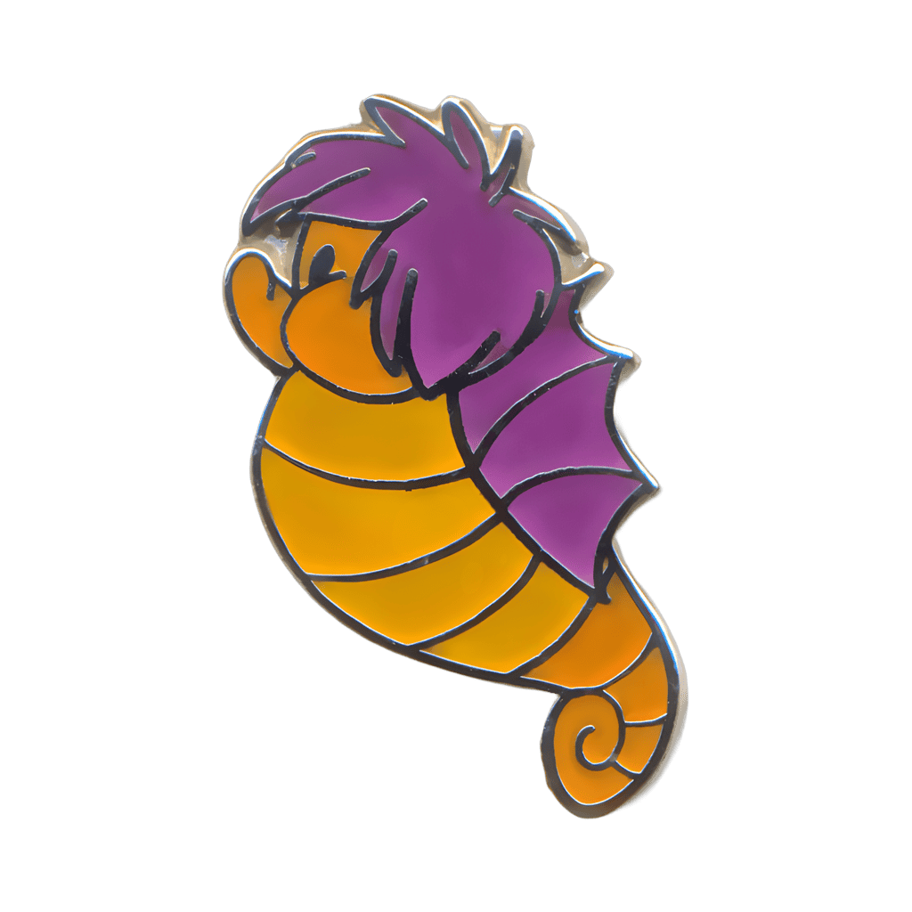 Left facing Seahorse Disney pin