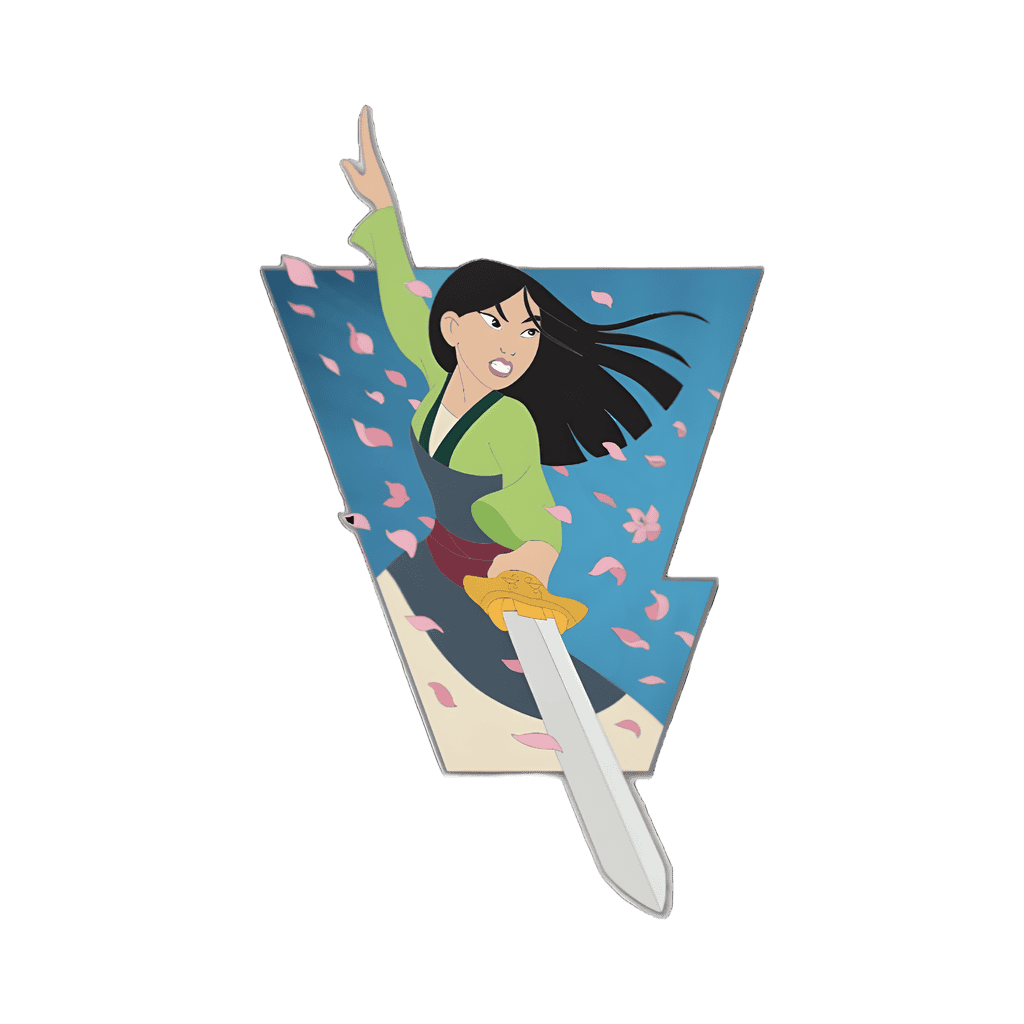 Mulan with Sword Disney pin