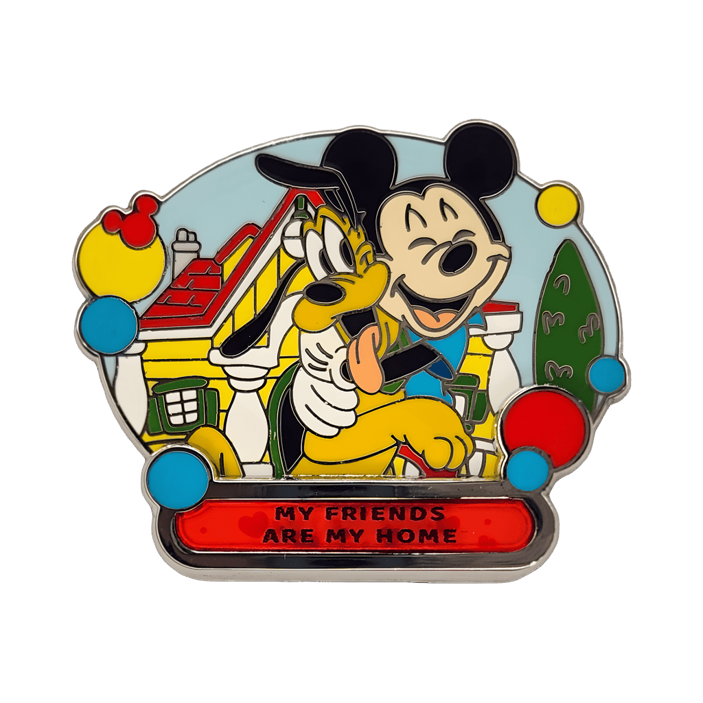 My Friends Are My Home Boxed Set - Mickey and Pluto Disney pin