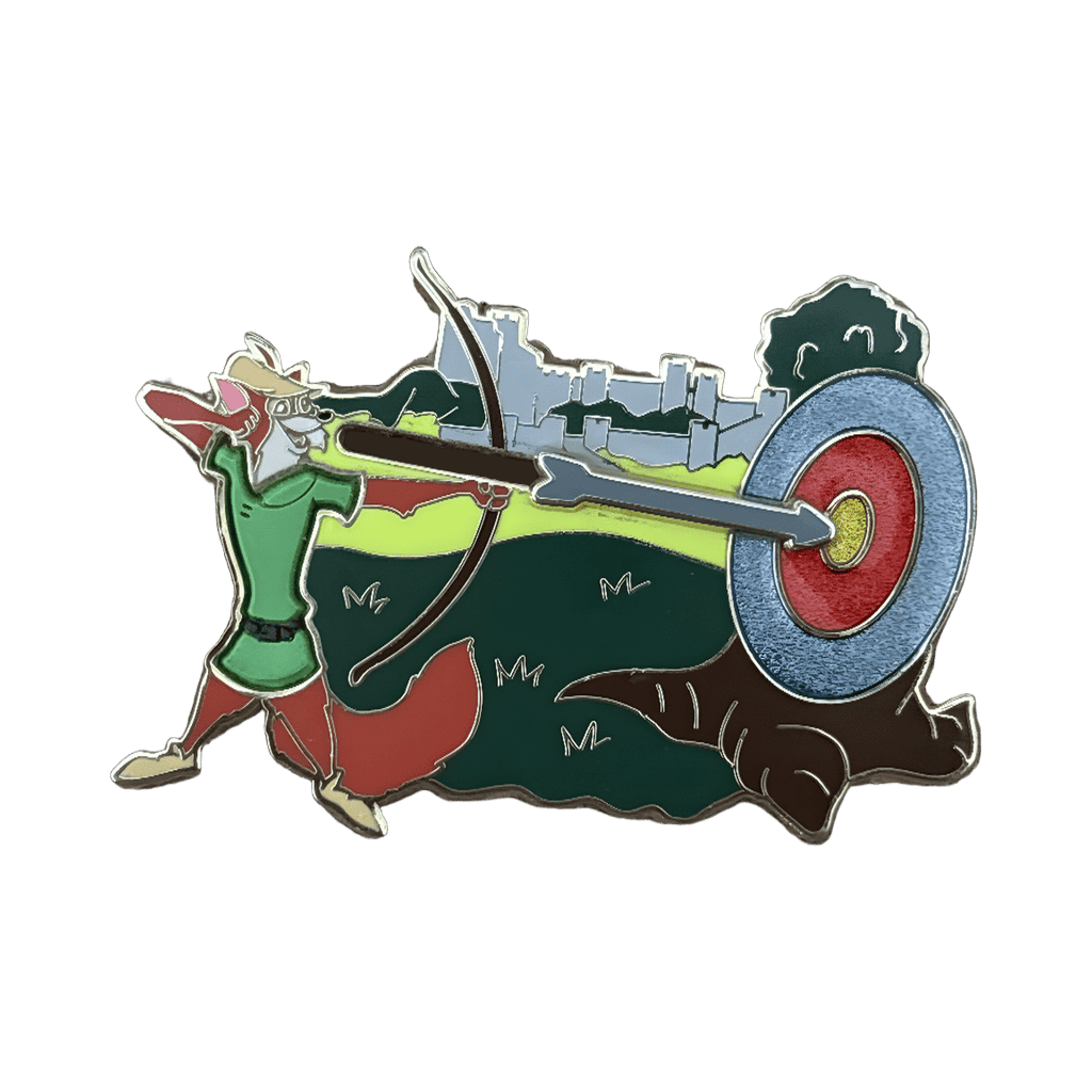 Robin Hood Shooting Arrow Slider Disney pin