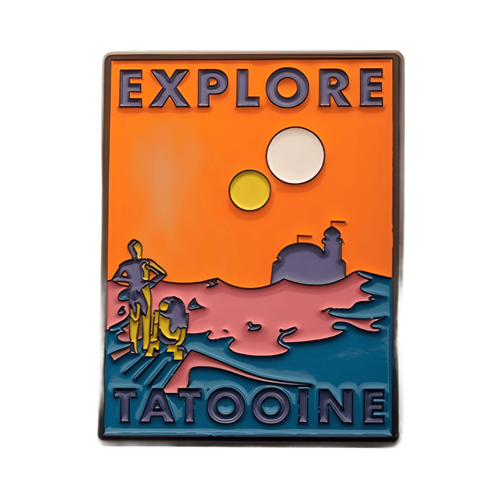 Tatooine Set - Explore Tatooine Poster Disney pin