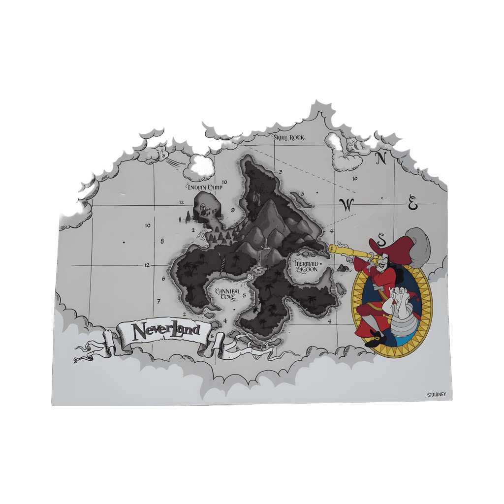 Neverland - Map Disney pin