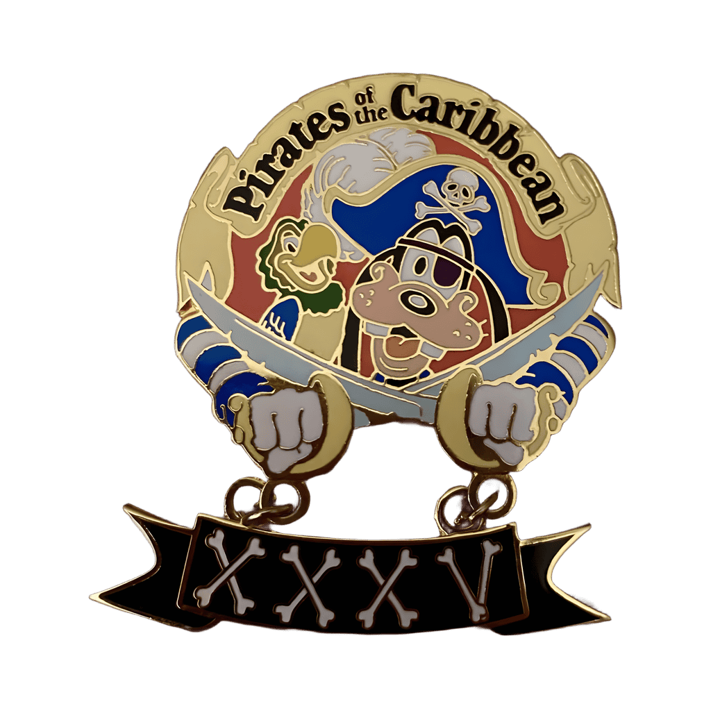 35th Anniversary Pirate Goofy Dangle Disney pin
