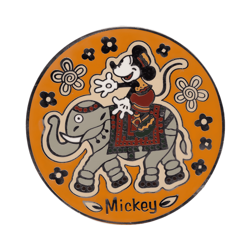 Mickey Riding an Elephant - Asian Style Art Disney pin