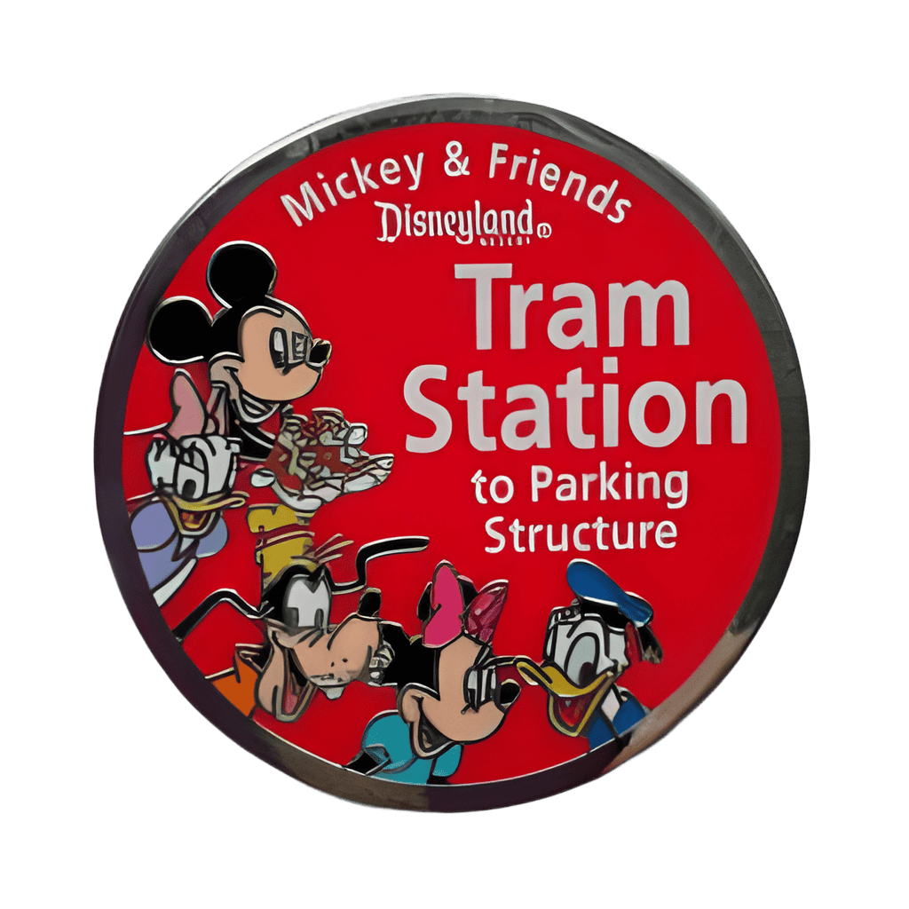 Mickey & Friends Tram Station to Parking Structure Disney pin
