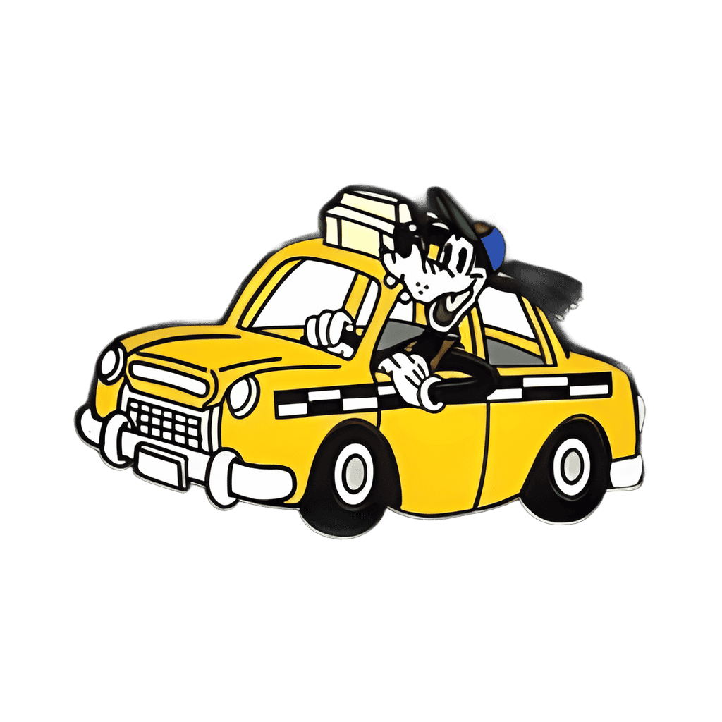 Goofy Cab Driving a Cab Disney pin