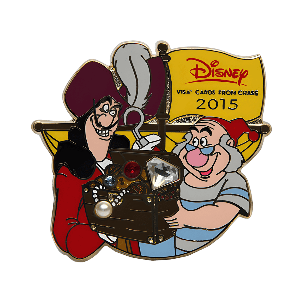 Captain Hook's Treasure Chest Disney pin