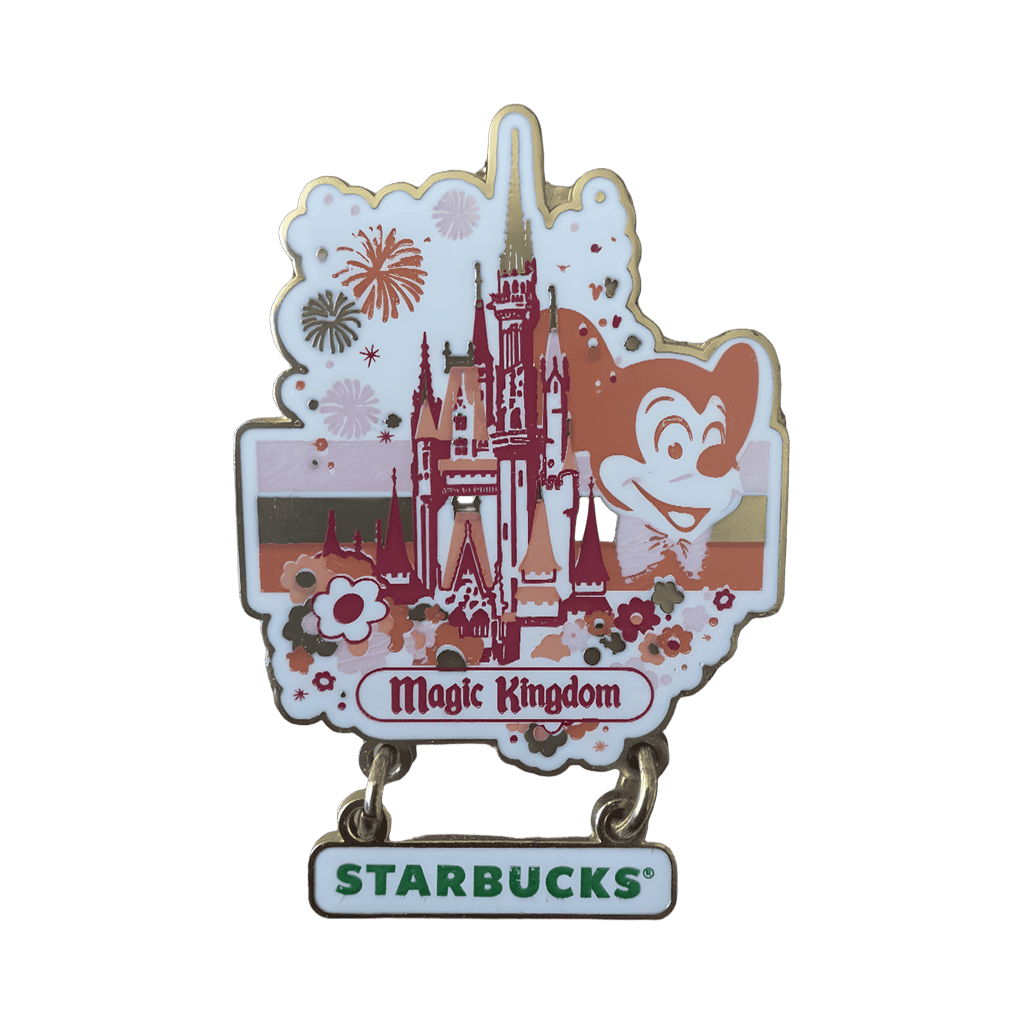 Magic Kingdom Starbucks Disney pin