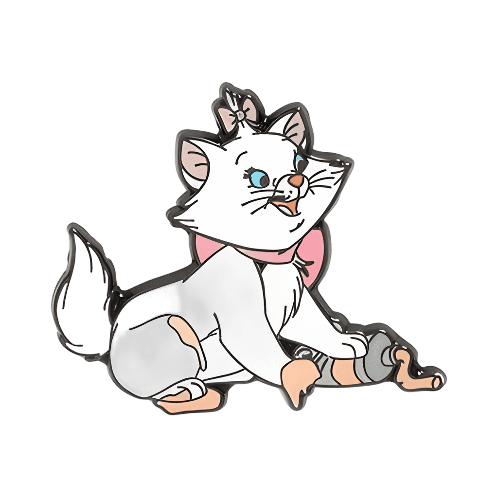 Marie with Pink Paint Tube Disney pin