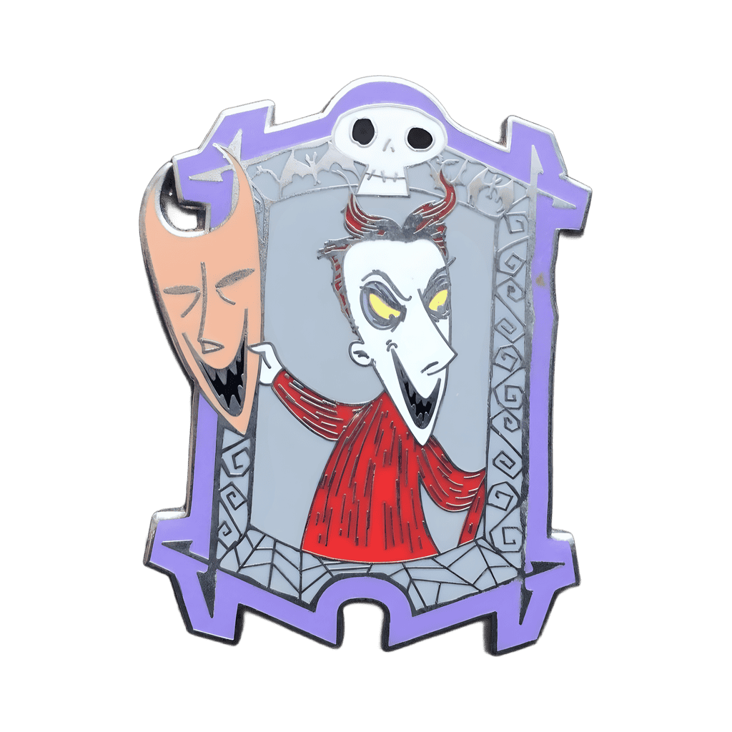 Lock in Purple Skull Frame Disney pin