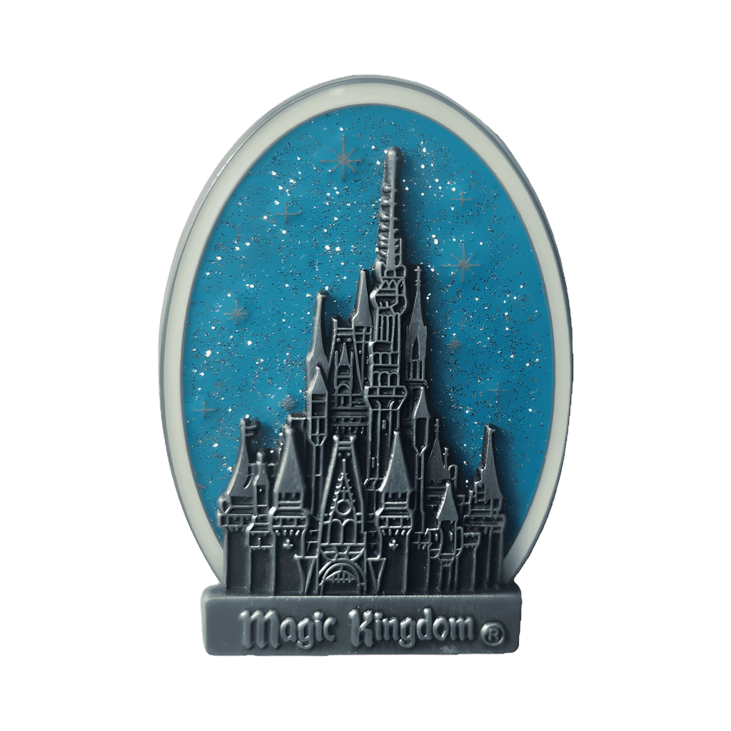 Magic Kingdom - Cinderella Castle - Blue Glitter Disney pin