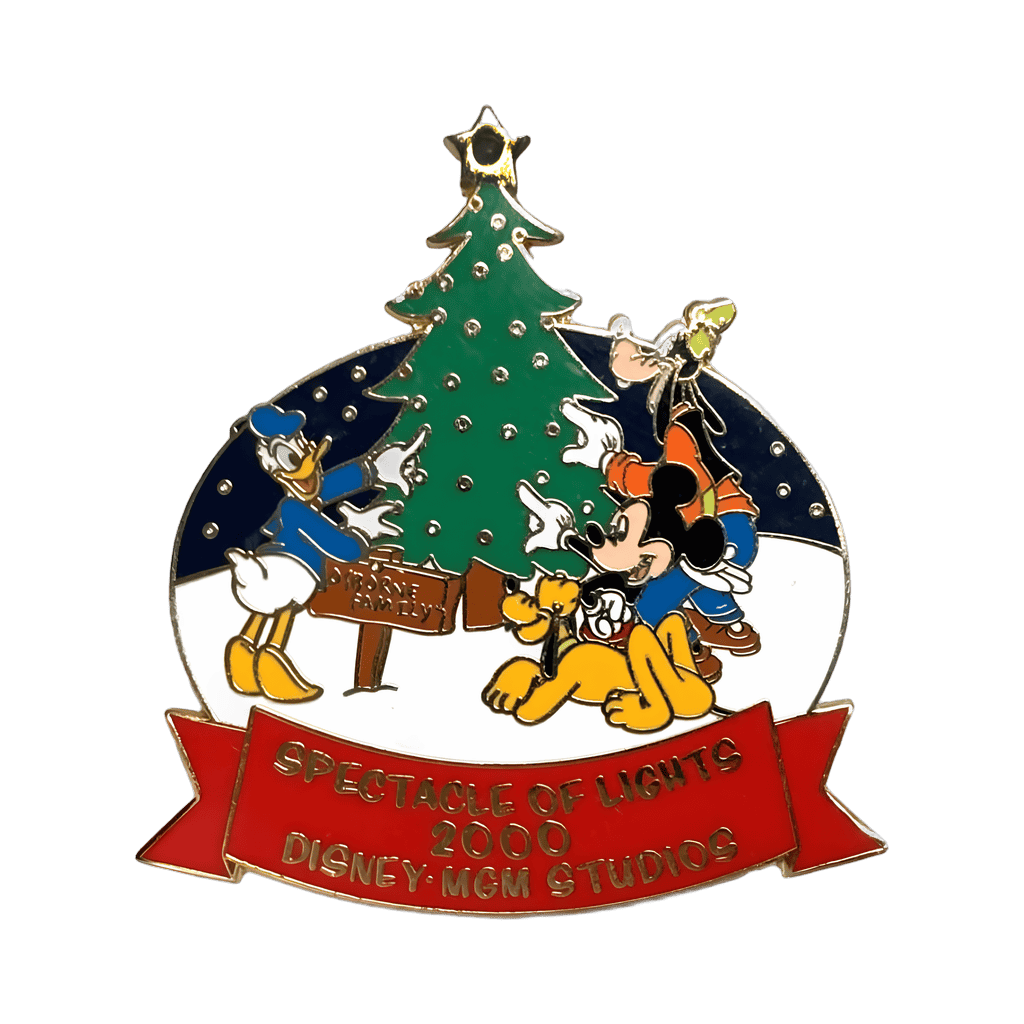 2000 - Donald, Mickey, Goofy, and Pluto (Light Up) Disney pin