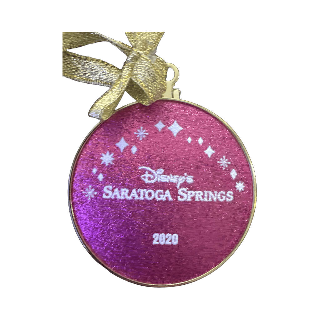 Saratoga Springs Christmas Ornament Tangled Disney pin