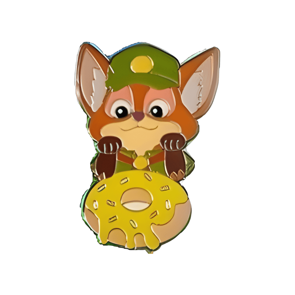 Young Zootopia Characters & Donuts Starter Set — Nick Wilde Disney pin